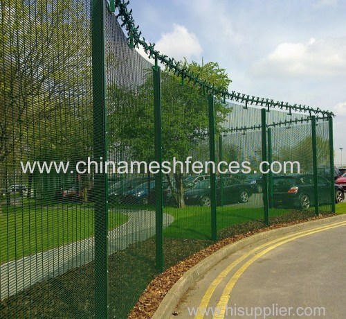Factory supplier High Security powder coated Anti Climb Security 358 Fence
