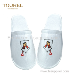 Cheapest nice quality soft one-time slippers disposable hotel nap cloth shoe