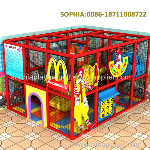 Commercial kids indoor soft playground supplier