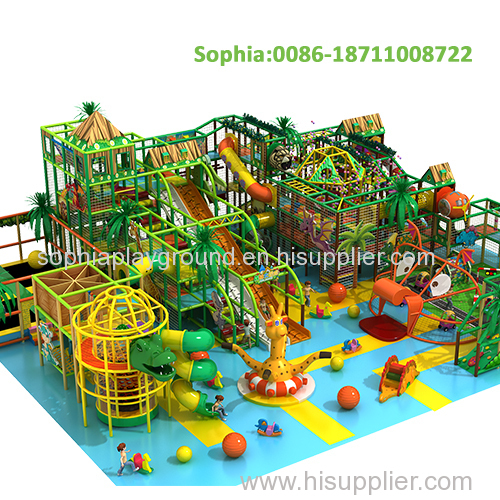 jungle theme soft playground indoor manufacturer from china