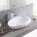 Bathroom ceramic 2018 special table mounted white color popular sale high quality wash new art sink for sale