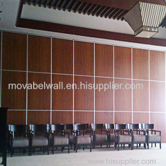 Decorative Interior Sliding Door Material Aluminium Track Restaurant Movable Folding Partition Wall