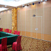 Decorative Interior Sliding Door Material Aluminium Track Restaurant Movable Folding Partition Wall