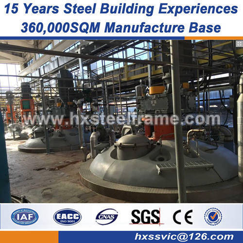 Pre-engineered Steel Structure Warehouse heavy steel workshop no deterioration