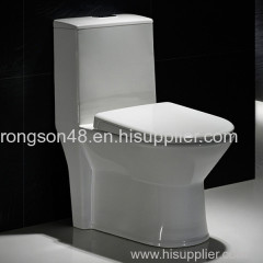 Water saving one piece western bathroom dual flush sanitary ware wc toilet