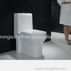 Water saving one piece western bathroom dual flush sanitary ware wc toilet