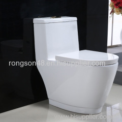 Factory China Wc Sanitary Ware Ceramic s trap Bathroom TOTO One Piece Toilet bowl with slow down seat cover