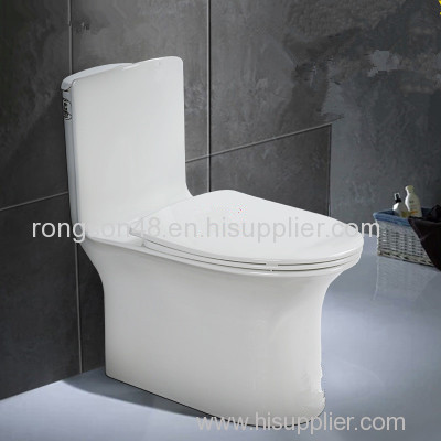 Bathroom sanitary ware new design competitive price siphonic s trap one piece ceramic WC Toilet