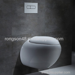 Chaozhou Round shape ceramic wall hung toilet with top quality