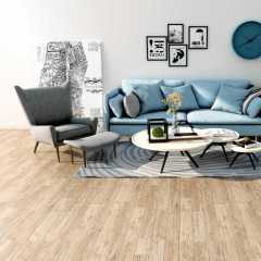 6.5mm Thick 0.5mm Wear Layer Waterproof European Oak Wood Look PVC Click WPC Vinyl Flooring