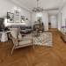 Herringbone Wood Grain Pattern Waterproof PVC Click WPC Flooring