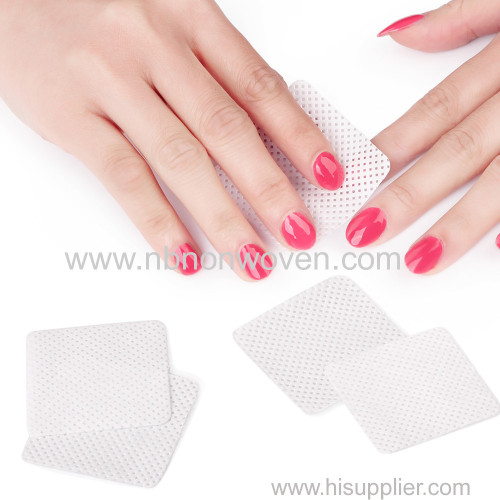 disposable nonwoven lint free nail polish remover wipes