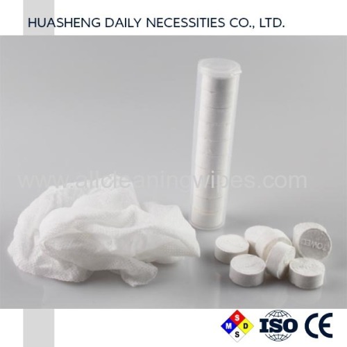 Nonwoven Compressed Coin Tissue Tablets