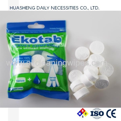 Compressed Towel Tablets Portable Mini Coin Tissue Disposable Cotton Towel