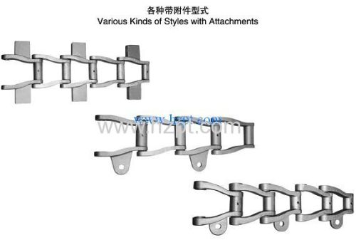 Cast offset sidebar chain WH124 WH111 WH106 for heavy duty industry