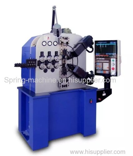4.5mm CNC8645 6 axis spring making machine
