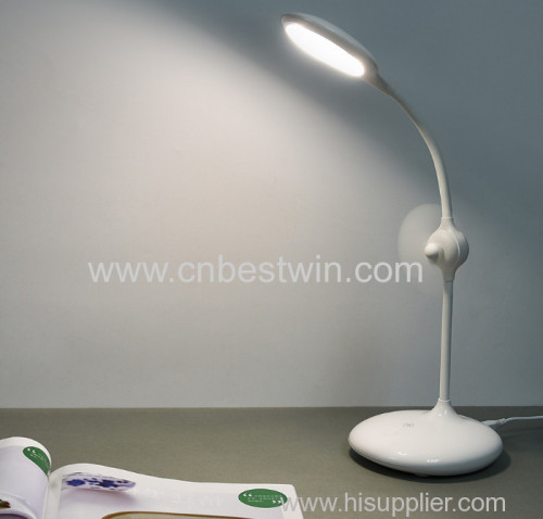 Muti-function 2 in1 Fan LED table lamp as seen on tv 2018