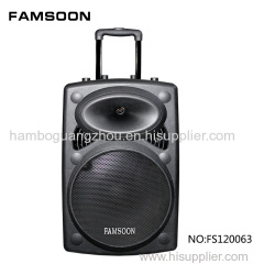 12"inch rechargeable trolley speaker