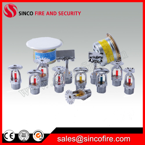 Fire fighting glass bulb fire sprinkler