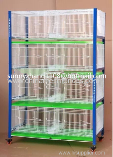 PVC coated 4 tiers 8 cells Pigeon Cages for Arab Countries