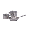 8 PCS economic stainless steel kitchen cookware with various color