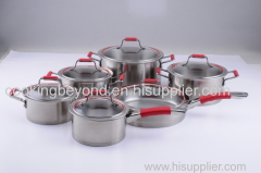 12 pcs stainless steel cookware Cooking Beyond cookware/OEM cookware