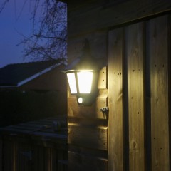 Solar Security Wall Light With Motion Sensor