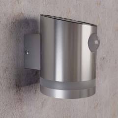 Solar Stainless Steel PIR Sensor Outdoor Wall Light