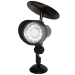 Round Solar Powered Outdoor Wall Spotlights With Motion Sensor