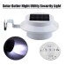 3 LED Solar Outdoor Lights Fence Pathway Garden Lamp