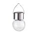 Outside Crakle Solar Ball Glass Hanging Garden Lighting