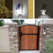 Stainless Steel Solar Powered Security Wall Light With Motion Sensor
