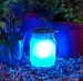 Glass Marson Jar Solar Powered Decorative Table Night Lights