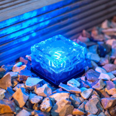 Solar Brick Ice Cube Path Light Crystal Garden Light for Decoration