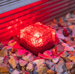 Solar Brick Ice Cube Path Light Crystal Garden Light for Decoration