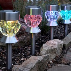 Garden Solar Diamond Pathway Lights