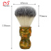 Dishi Men's synthetic beard brush with colorful resin handle
