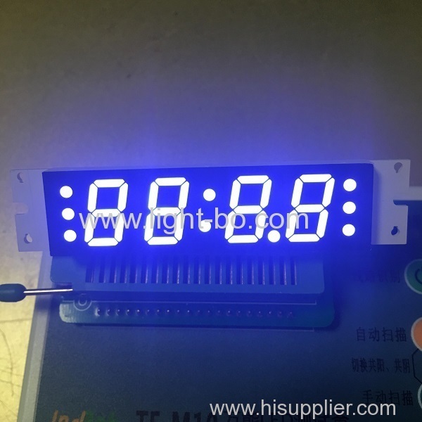 Ultra white 4 digit 7 segment led display common anode for home appliances