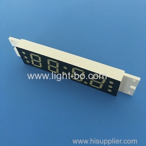 Ultra white 4 digit 7 segment led display common anode for home appliances