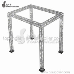 T6086 Aluminum material truss system portable stage lighting truss 400x400mmx 1m height