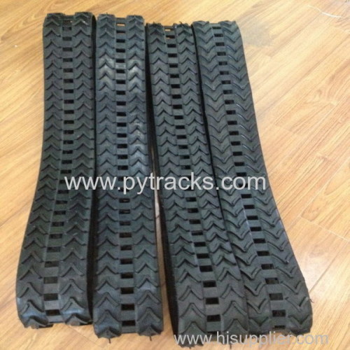Puyi Mini Robot Rubber Tracks with Wheels (123*38*60)