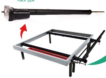Rack type slide out system