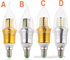 9W E14 LED Candle Light Bulb Lamp