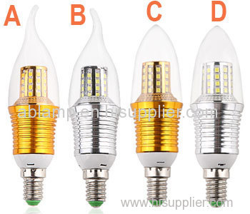 9W E14 LED Candle Light Bulb Lamp