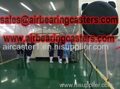 Air casters rigging systems details with pictures