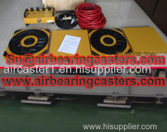 Air bearing casters applications and advantages