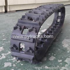 small robot lawn mover rubber tracks with steel inside