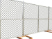 6ftX12ft chain link mesh type portable fence panel