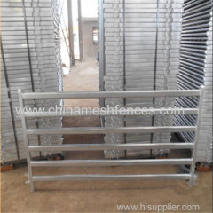 galvanized/powder coated welded pipe cattle horse panel fence rail factory