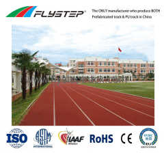 sports flooring China factory running track sports school construction